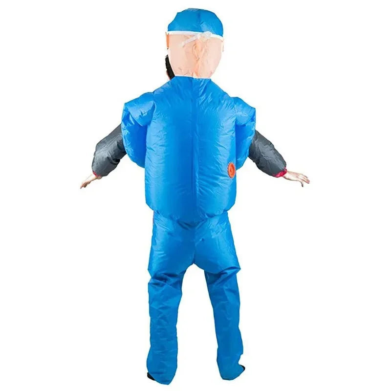 Costume de Chirurgien Gonflable SpookMorph | Déguisement Halloween Adulte Effrayant et Drôle