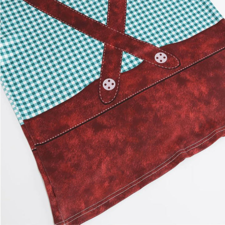 Wiesngaudi T-Shirt Unisexe – Design Lederhosen Photo-Réaliste, Fêtes & Oktoberfest