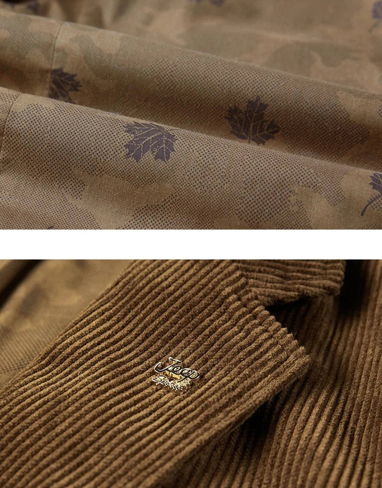 Blazer en velours côtelé | Classique et polyvalent | Design à deux boutons