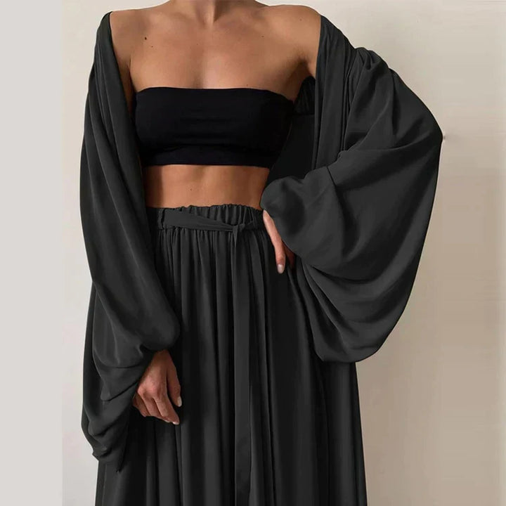 Leonie Ensemble 3 Pièces Été Femme | Blazer, Pantalon et Top Élégants
