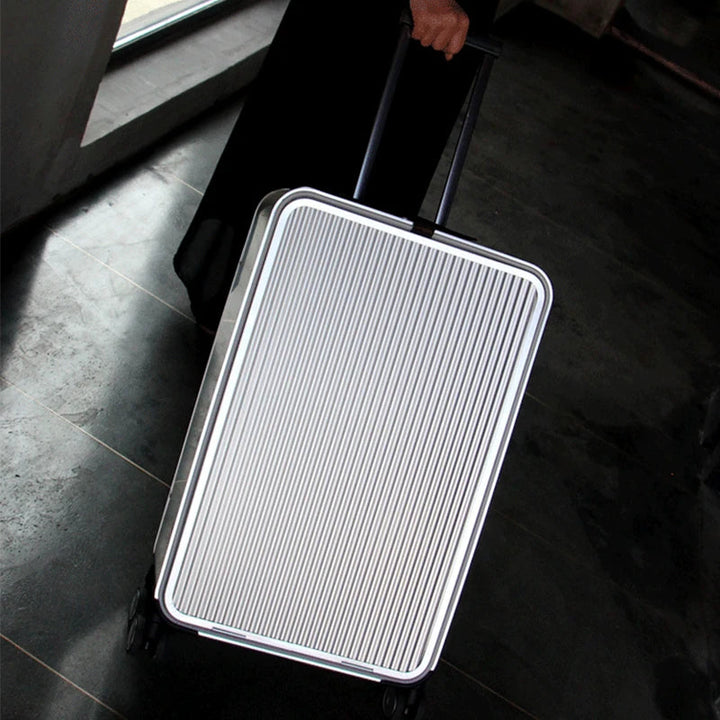 Valparaiso Valise Aluminium | Bagage Premium Durable avec Roulettes 360° Silencieuses