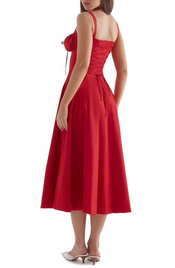 Robe Florale avec Corset | Élégance Décontractée & Charme Estival