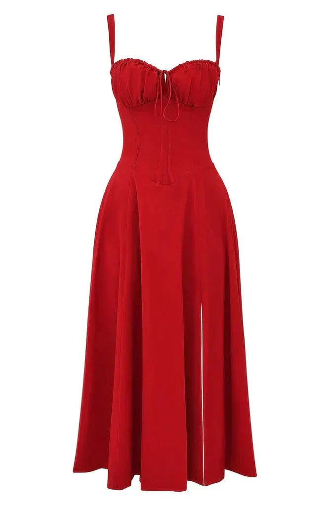 Brittney | Abito bustier con corsetto: eleganza casual e comfort estivo