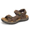 Sandales en cuir pour hommes - Sandales d'été confortables pour la plage