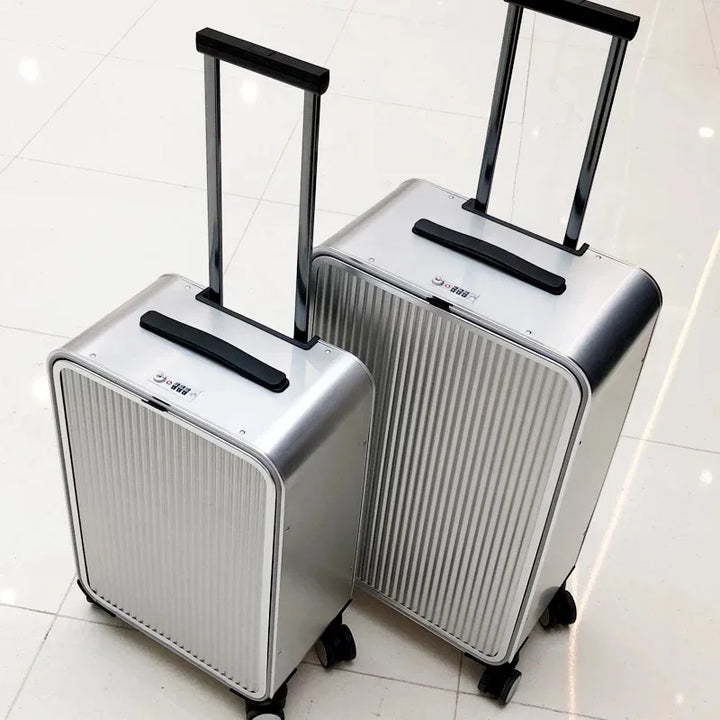 Valparaiso Valise Aluminium | Bagage Premium Durable avec Roulettes 360° Silencieuses