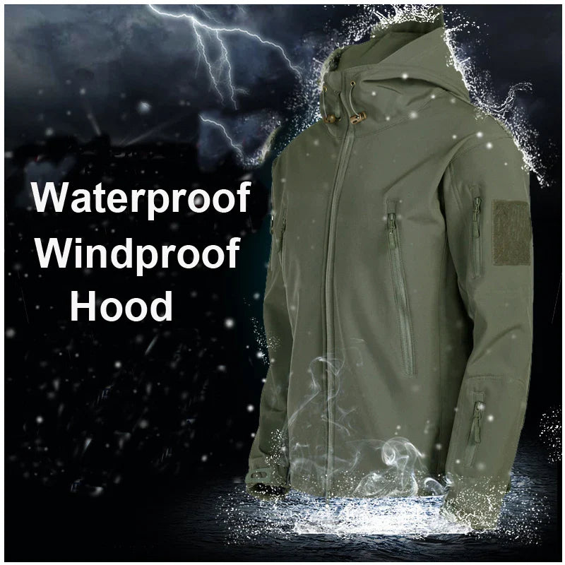 NordTrek Chaqueta Softshell de Forro Polar para Hombre - Impermeable y Transpirable para Exterior