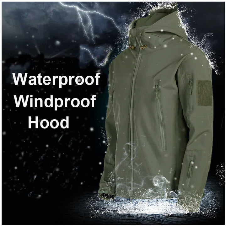 NordTrek Chaqueta Softshell de Forro Polar para Hombre - Impermeable y Transpirable para Exterior