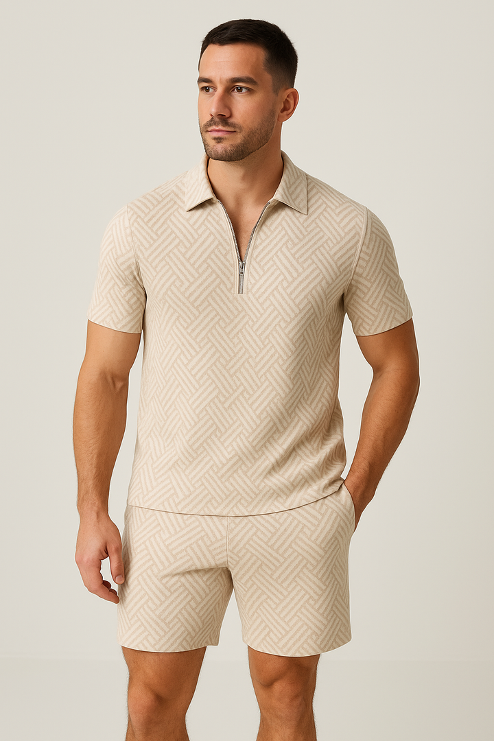 Hugo Set d'été pour hommes | Polo à la mode avec short confortable