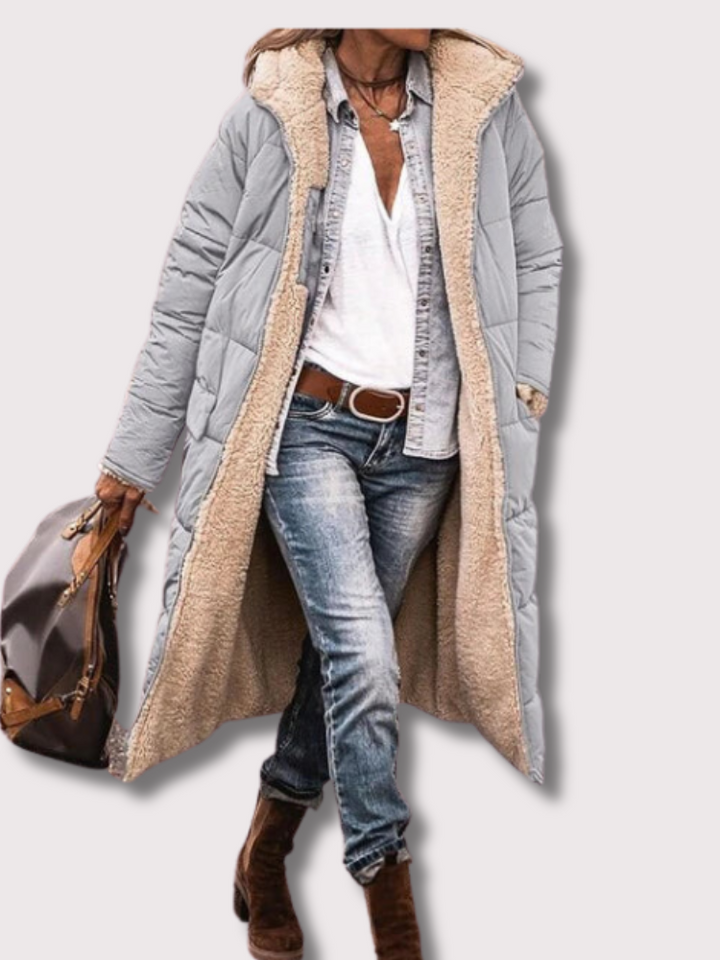 Chloe Veste Longue Reversible Matelassée | Élégance et Confort Tout en Un
