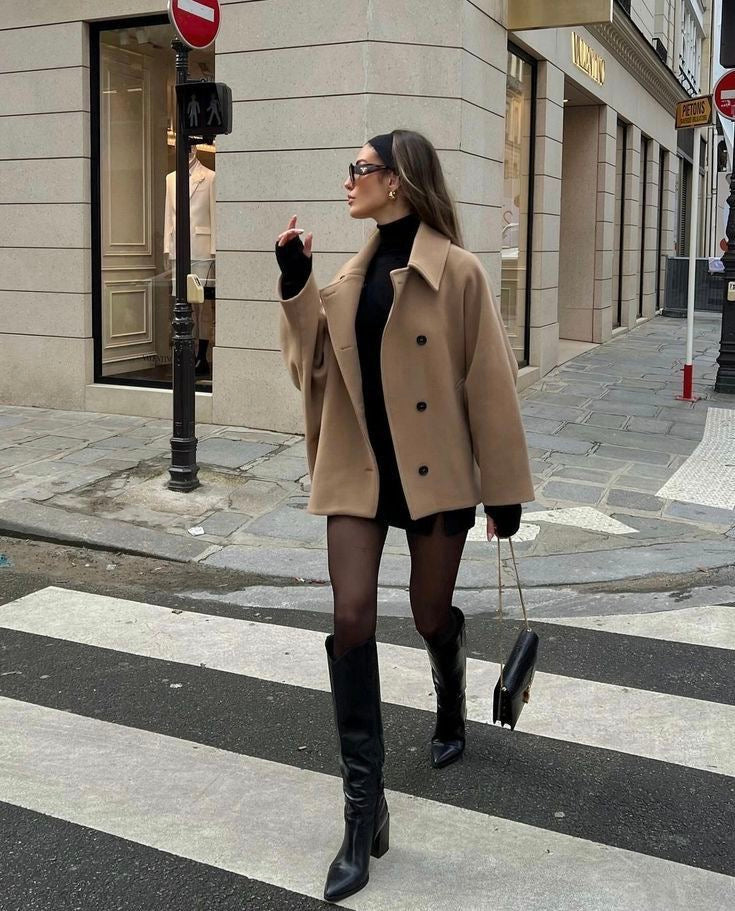 Abrigo de lana oversize con estilo | Comodidad y elegancia para el otoño 