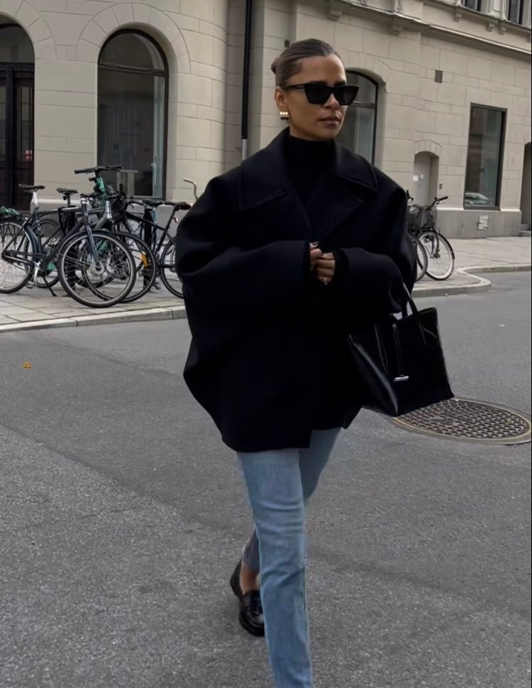 Abrigo de lana oversize con estilo | Comodidad y elegancia para el otoño 