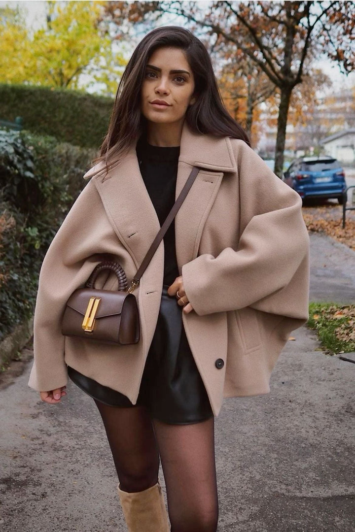 Abrigo de lana oversize con estilo | Comodidad y elegancia para el otoño 