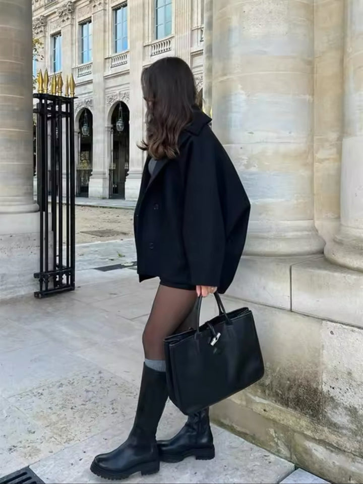 Abrigo de lana oversize con estilo | Comodidad y elegancia para el otoño 