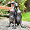 Couple de Canards Amoureux en Résine