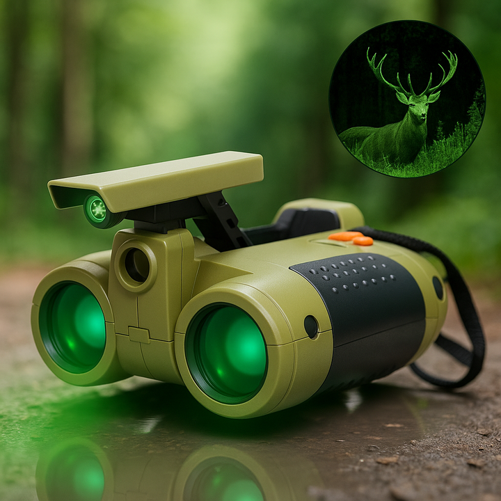 Binóculos para crianças com visão noturna | Observação da natureza e aventuras