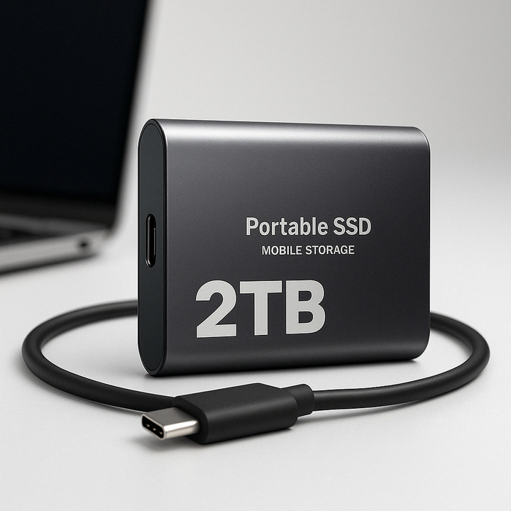SSD externo de alta velocidade | Armazenamento portátil rápido e fiável