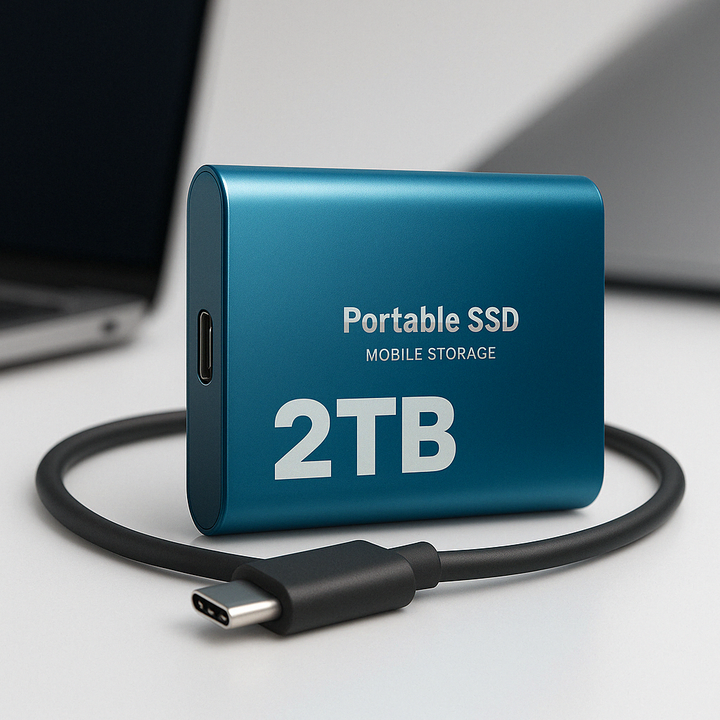 SSD externo de alta velocidade | Armazenamento portátil rápido e fiável