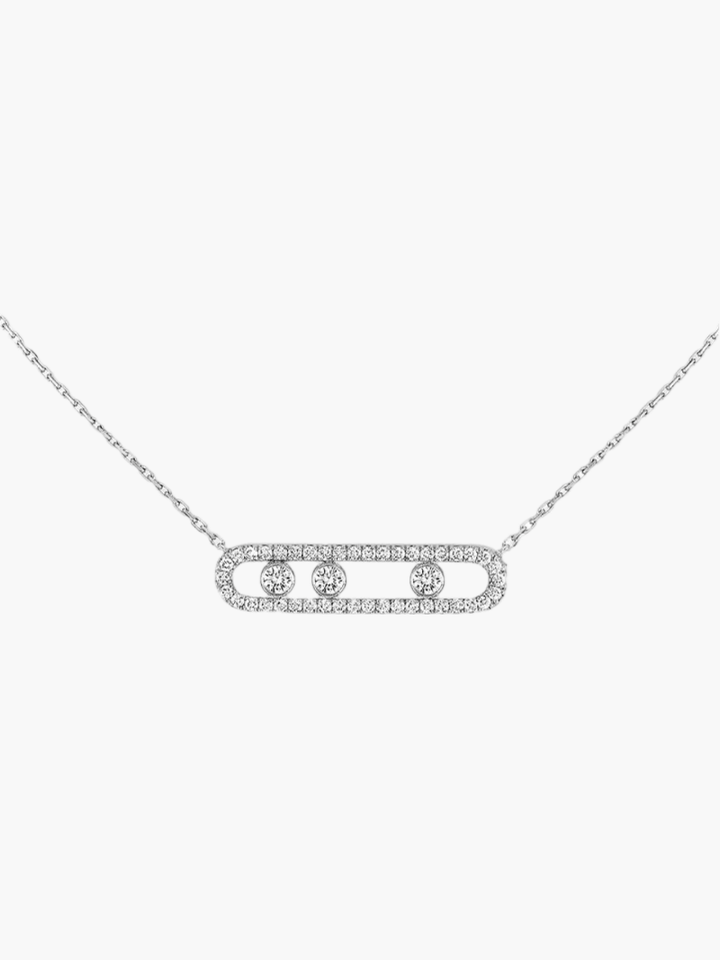 Ester | Aurora Collier avec diamants mobiles - élégant, raffiné & intemporel