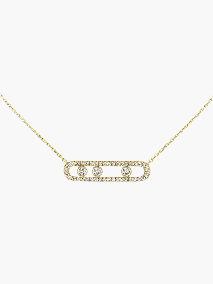 Ester | Aurora Collier avec diamants mobiles - élégant, raffiné & intemporel