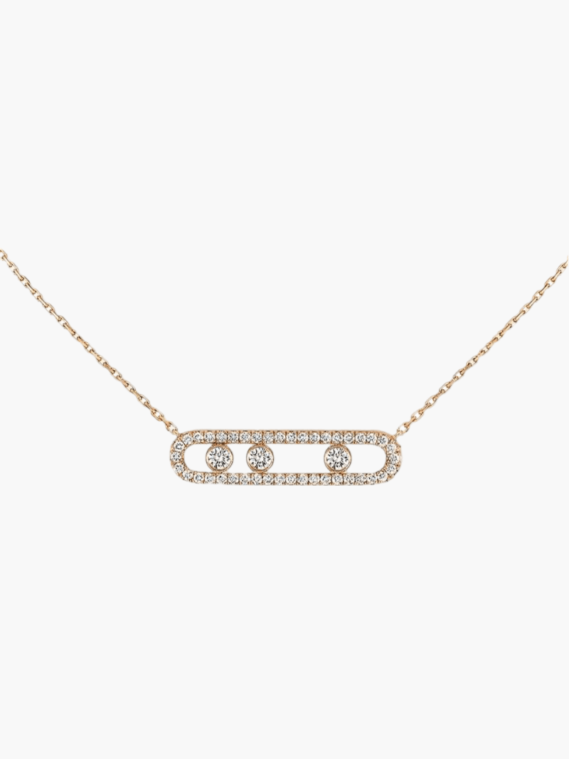 Ester | Aurora Collier avec diamants mobiles - élégant, raffiné & intemporel