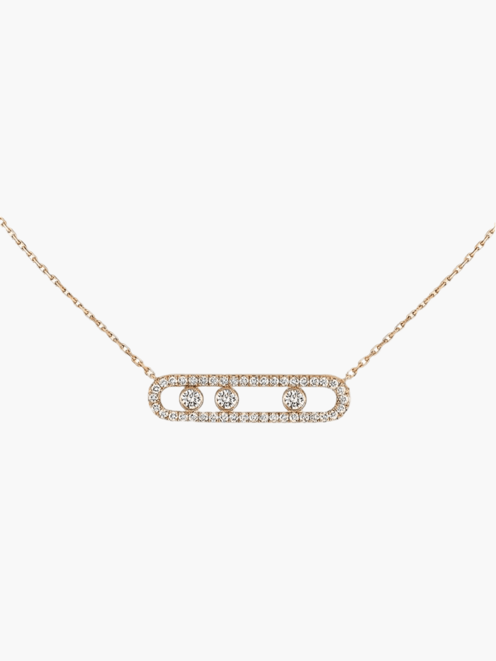 Ester | Aurora Collier avec diamants mobiles - élégant, raffiné & intemporel