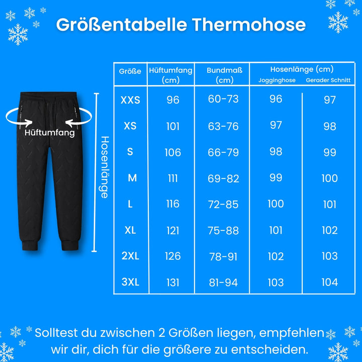 Pantalon Thermique Chauffant Unisexe | Chaud et Flexible pour Temps Froid