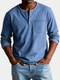 Chemise Henley Vintage pour Homme