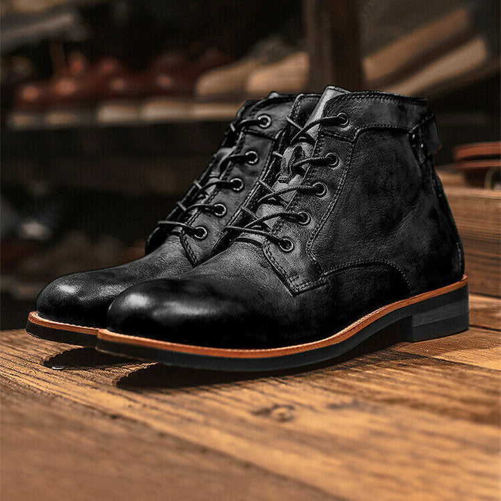 Bottes en cuir pour hommes