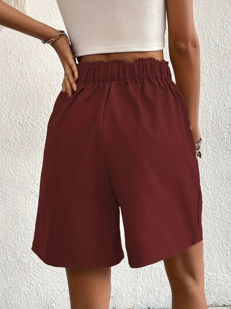 Liyana Short Taille Haute Femme | Coupe Flatteuse & Élégance Décontractée
