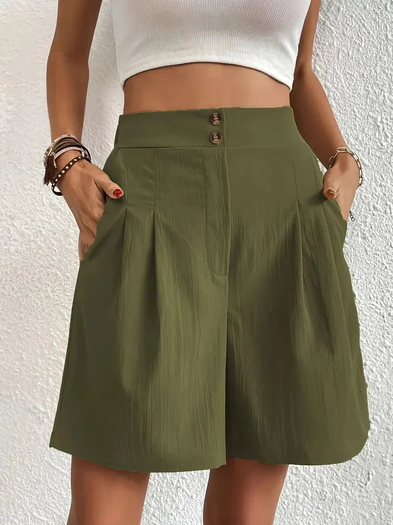 Liyana Short Taille Haute Femme | Coupe Flatteuse & Élégance Décontractée
