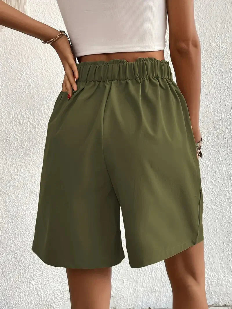 Liyana Short Taille Haute Femme | Coupe Flatteuse & Élégance Décontractée