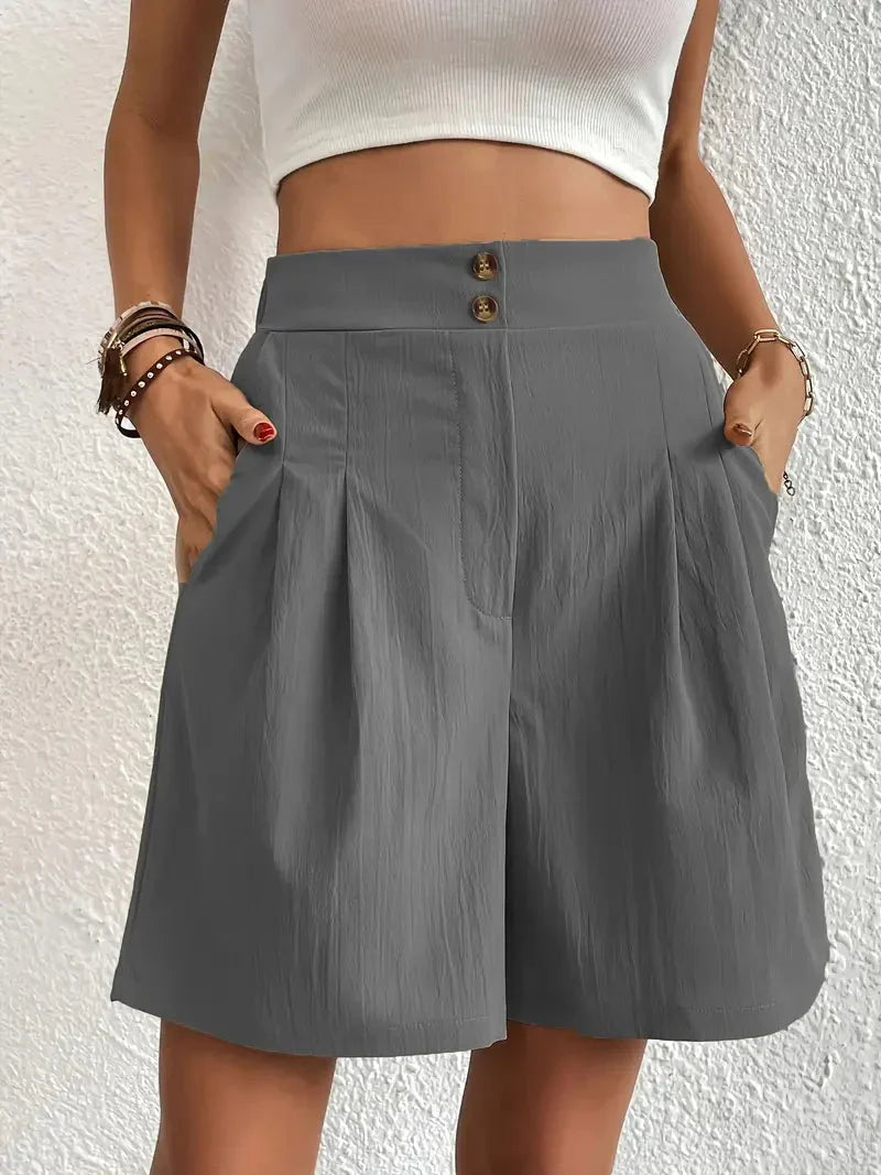 Liyana Short Taille Haute Femme | Coupe Flatteuse & Élégance Décontractée
