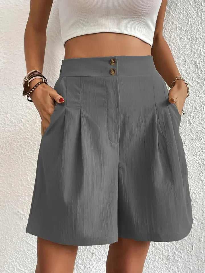 Liyana Short Taille Haute Femme | Coupe Flatteuse & Élégance Décontractée