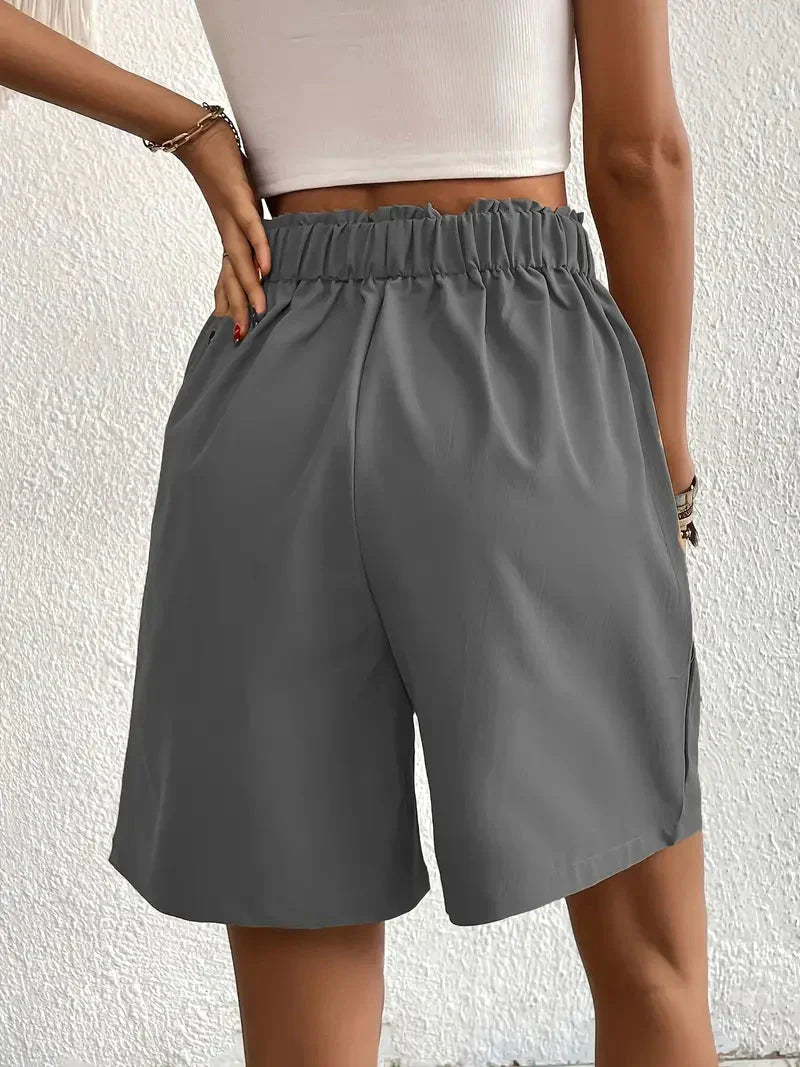 Liyana Short Taille Haute Femme | Coupe Flatteuse & Élégance Décontractée