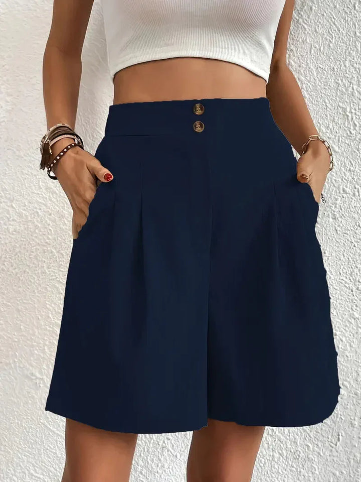 Liyana Short Taille Haute Femme | Coupe Flatteuse & Élégance Décontractée