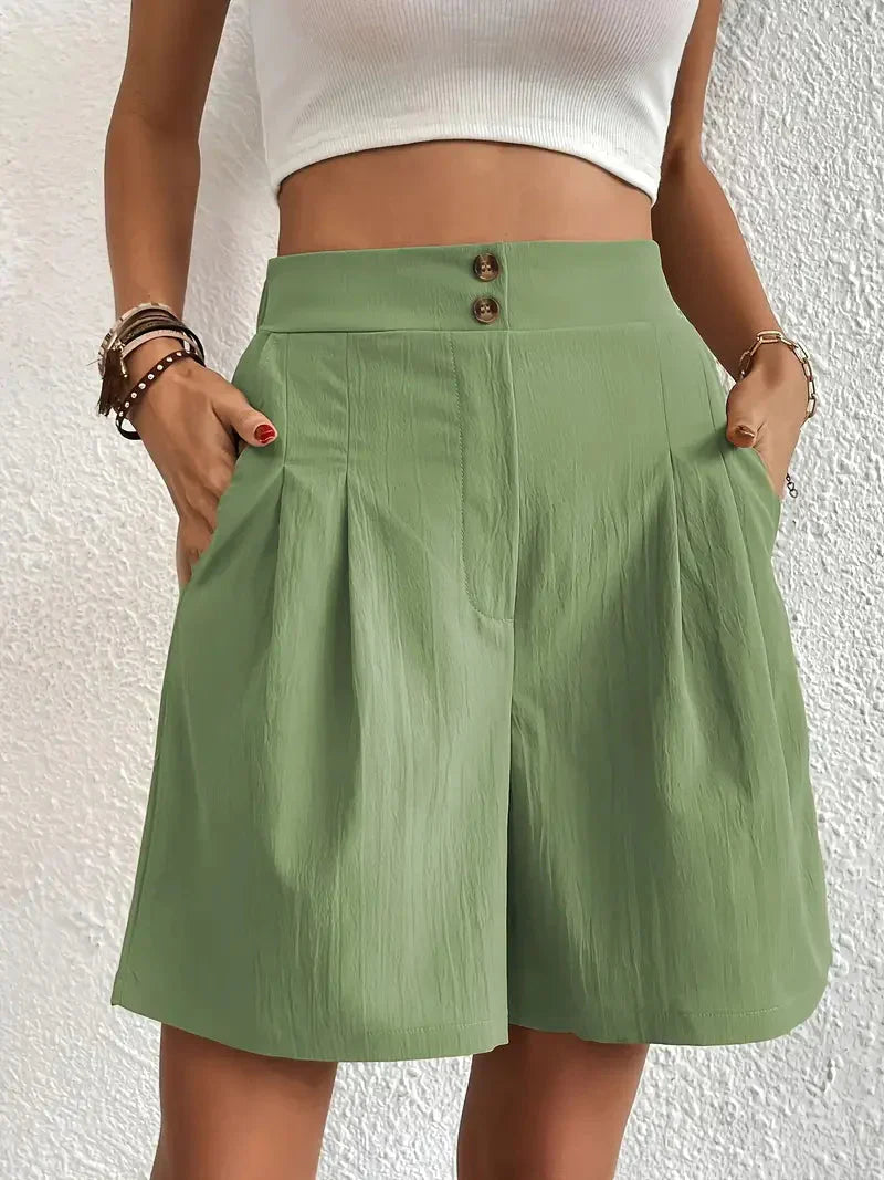 Liyana Short Taille Haute Femme | Coupe Flatteuse & Élégance Décontractée