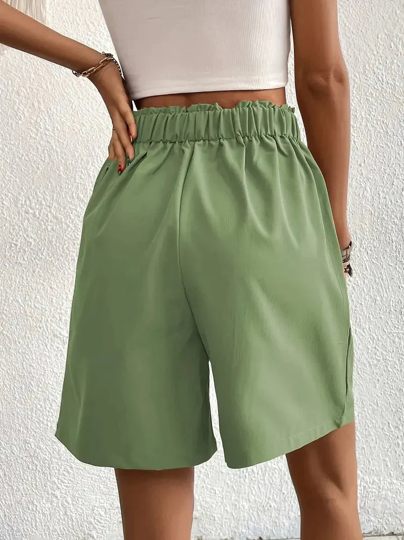 Liyana Short Taille Haute Femme | Coupe Flatteuse & Élégance Décontractée