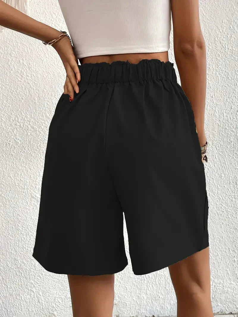 Liyana Short Taille Haute Femme | Coupe Flatteuse & Élégance Décontractée