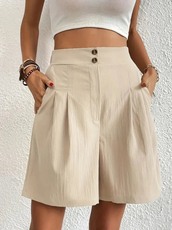 Liyana Short Taille Haute Femme | Coupe Flatteuse & Élégance Décontractée