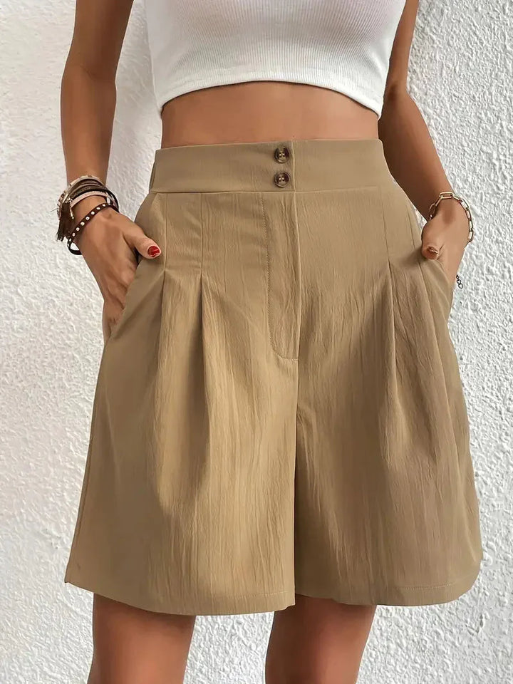 Liyana Short Taille Haute Femme | Coupe Flatteuse & Élégance Décontractée