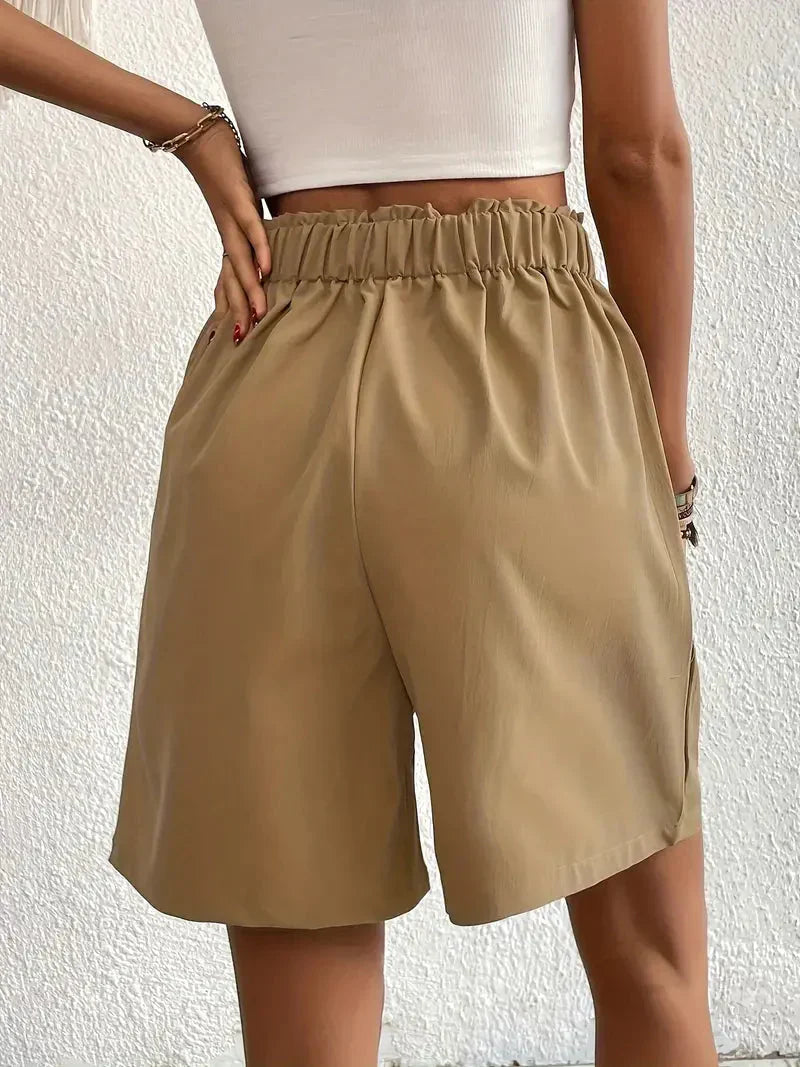 Liyana Short Taille Haute Femme | Coupe Flatteuse & Élégance Décontractée