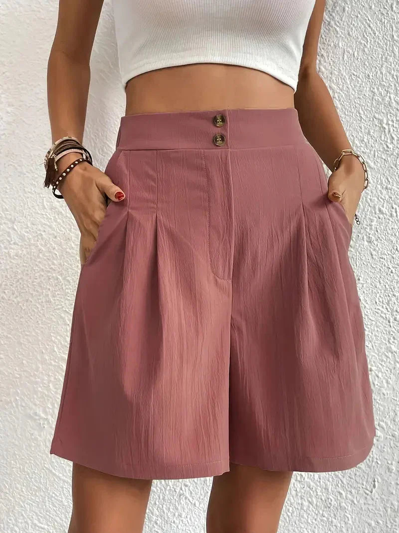 Liyana Short Taille Haute Femme | Coupe Flatteuse & Élégance Décontractée