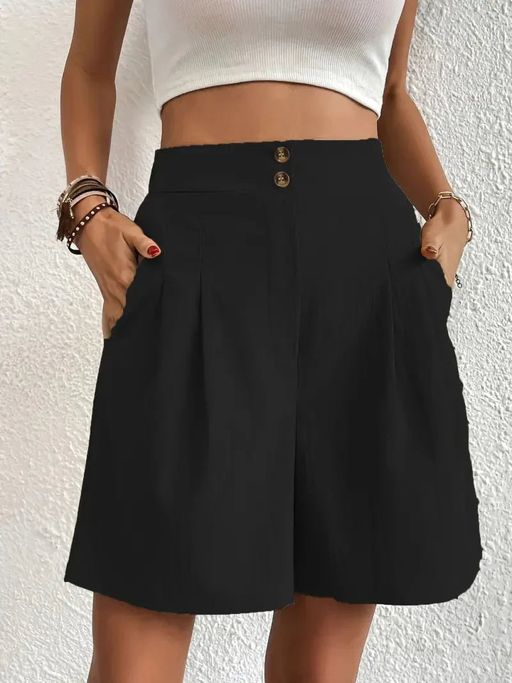 Liyana Short Taille Haute Femme | Coupe Flatteuse & Élégance Décontractée