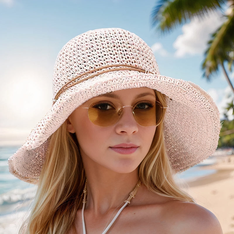 Telma | Chapeau de soleil d'été pliable à large bord