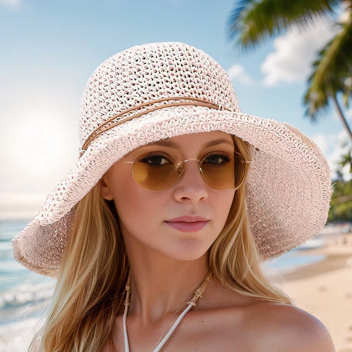Telma | Chapeau de soleil d'été pliable à large bord