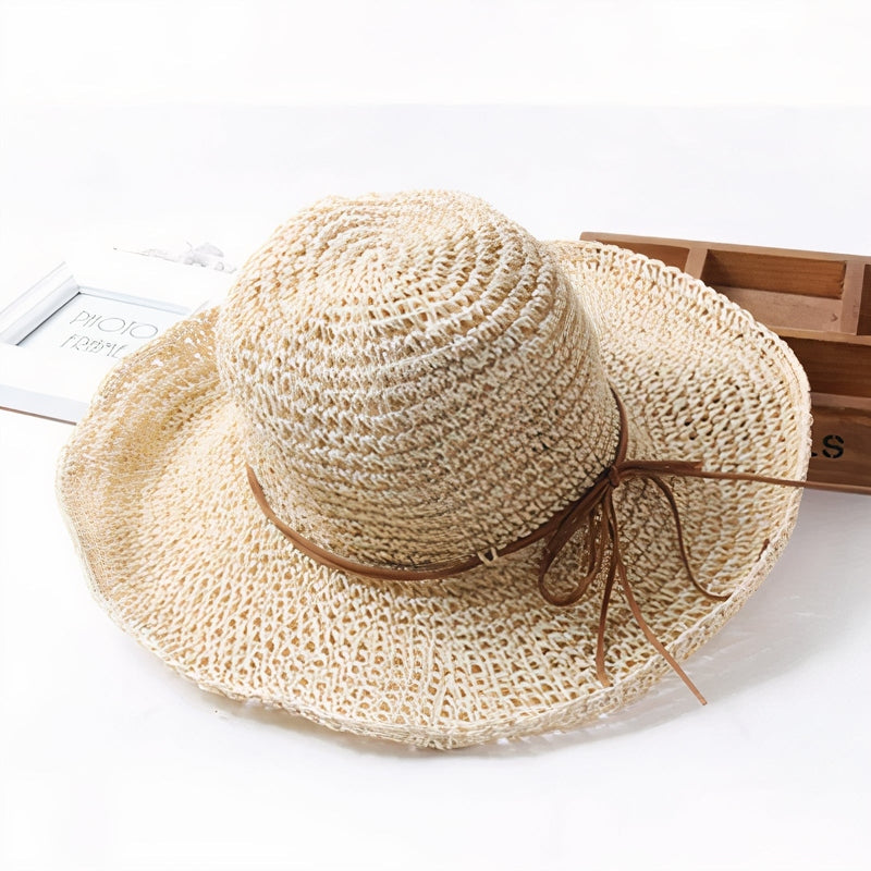 Telma | Chapeau de soleil d'été pliable à large bord