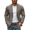 Lin Colbert Hommes Slim-fit avec revers échancré - Blazer léger en coton et lin pour l'automne