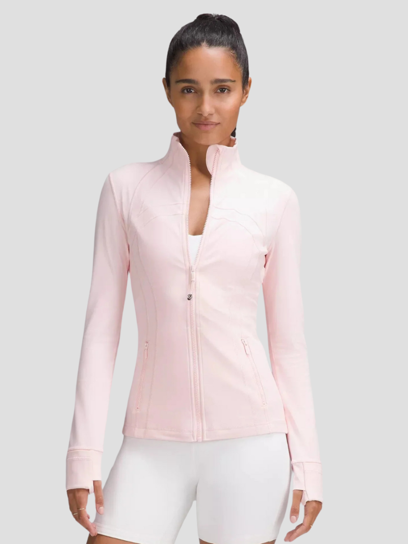 Jor Riset Veste de Sport Femme | Coupe Ajustée, Tissu Doux & Extensible, Poches Zippées