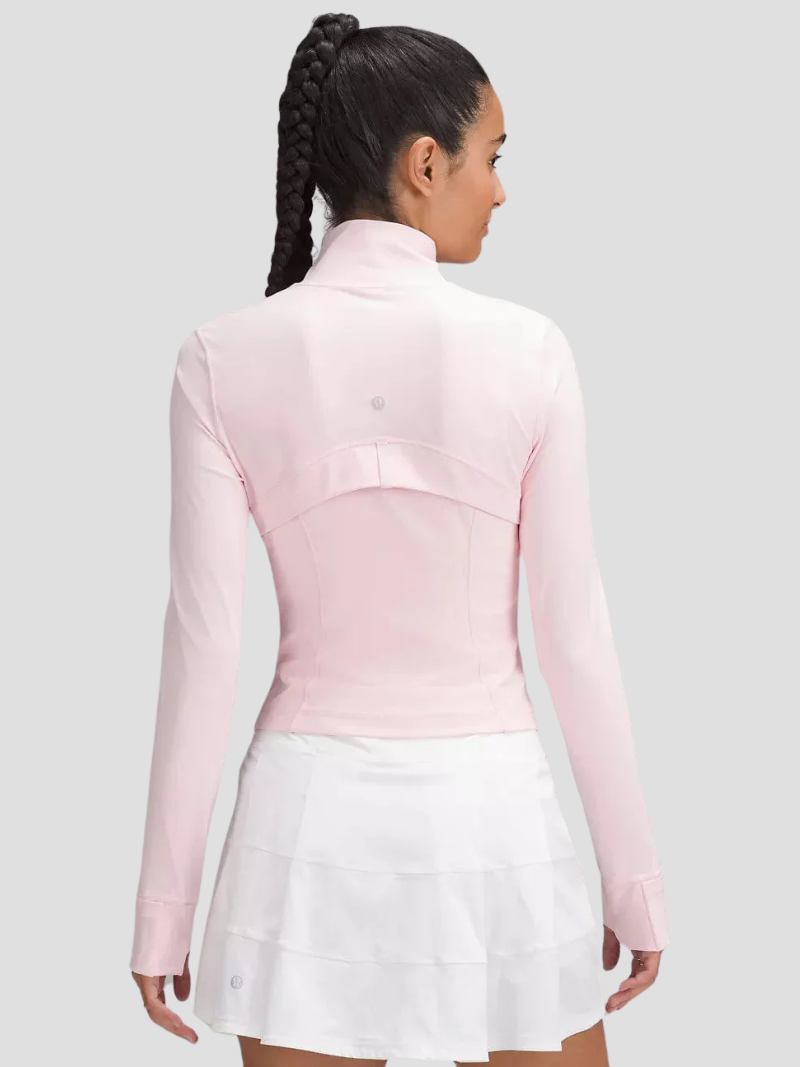 Jor Riset Veste de Sport Femme | Coupe Ajustée, Tissu Doux & Extensible, Poches Zippées