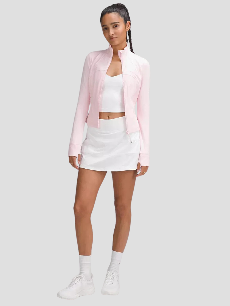 Jor Riset Veste de Sport Femme | Coupe Ajustée, Tissu Doux & Extensible, Poches Zippées